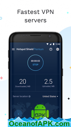 Hotspot Shield Free VPN Proxy & Wi-Fi Security v7.5.4 [Premium] APK Free Download