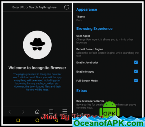 Incognito Browser - Your own Anonymous Browser v50.0.56 [Mod] [Sap] APK Free Download