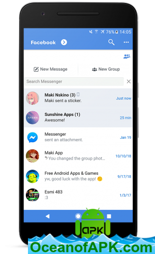 Maki Plus: Facebook and Messenger in a single app v3.6.1 Sakura [Paid] APK Free Download