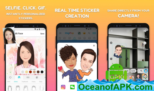 MojiPop - My Personal Emoji Keyboard & Camera v2.3.0.4 [Vip] APK Free Download