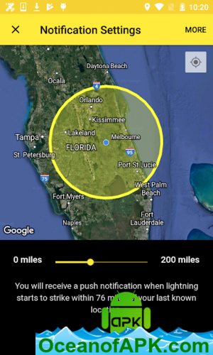 My Lightning Tracker Pro - Live Thunderstorm Map v2.4.1 [Paid] APK Free Download