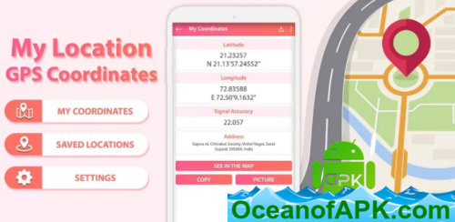 My Location - GPS Coordinates v1.2 [Ad-Free] APK Free Download
