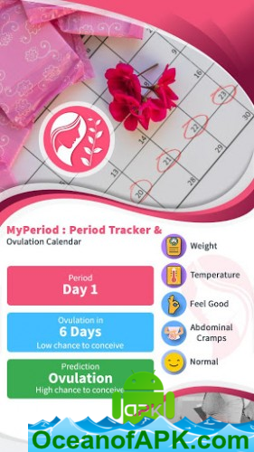 MyPeriod : Period Tracker & Ovulation Calendar v1.3 [Pro] APK Free Download