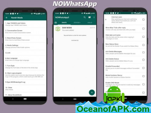 NOWhatsApp & WhatsApp+ v9.70 APK Free Obtain