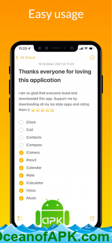Note iOS 16 - Phone 14 Notes v2.8.8 [Pro] APK Free Download