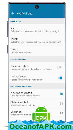 Notification Light / LED S20, S10 - aodNotify v3.12 build 2707 [Pro] APK Free Download