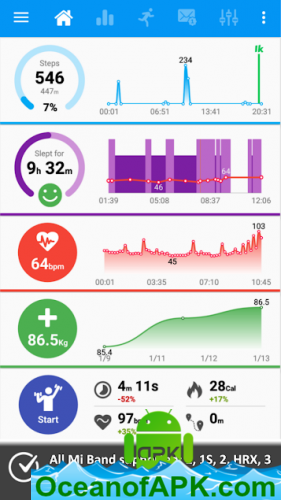 Notify & Fitness for Mi Band v8.15.4 [Pro] APK Free Download