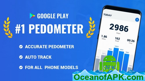 Pedometer - Step Counter Free & Calorie Burner v2.1.8 [Premium] APK Free Download