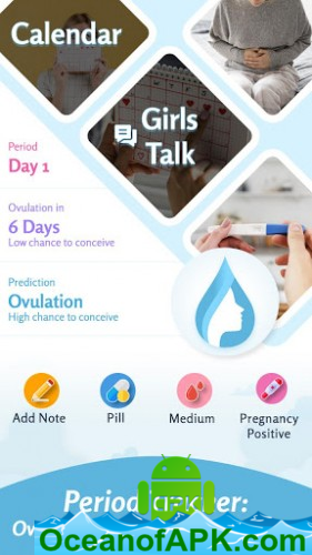 Period Tracker: Ovulation Calendar & Fertile Days v1.6 (Pro) APK Free Download