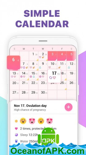Period Tracker, Ovulation Calendar & Fertility v1.67.68.GP [Premium] APK Free Download