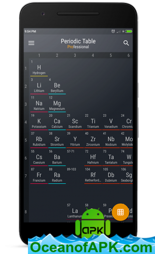 Periodic Table 2019 Pro v0.1.82 [Paid] APK Free Download