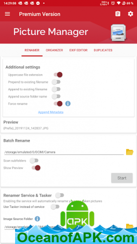 Picture Manager:Rename and Organize with EXIF v4.12.1 [Premium] APK Free Download