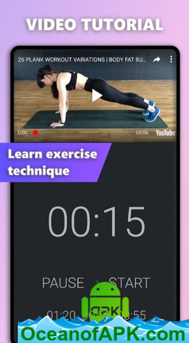 Plank Workout - Fat Burning Home Workout for Women v2.8.5 (Premium) APK Free Download