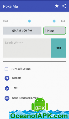 Poke Me - Water Drink Reminder v1.4 APK Free Download