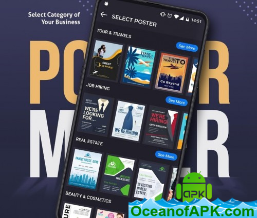 Poster Maker,Flyer Designer,Ads Page Designer v1.5.4 [Pro] by stylish APK Free Download