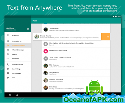 Pulse SMS (Phone/Tablet/Web) v4.3.5.2319 [Unlocked] APK Free Download