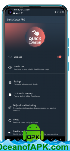 Quick Cursor one hand mouse pointer v1.9.1 Beta [Premium] APK Free Download