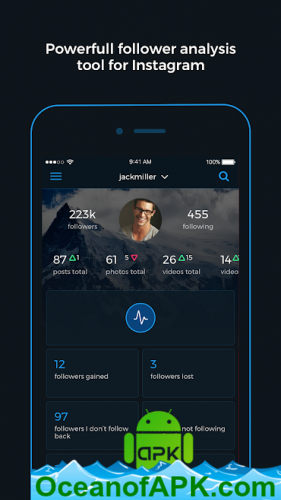 Reports+ Followers Analytics for Instagram v1.005 [SAP][Unlocked] APK Free Download
