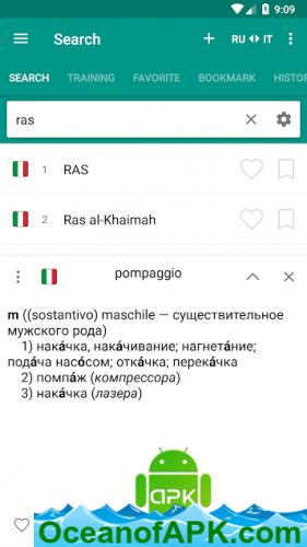 Russian-italian and Italian-russian dictionary v2.0.3.3 [Pro] APK Free Download