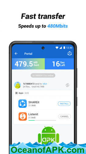 SHAREit Lite - Share & File Transfer App, Share it v3.1.18 [Ad-Free] APK Free Download