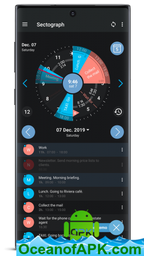 Sectograph. Planner & Time manager on clock widget v5.18 [Pro] APK Free Download