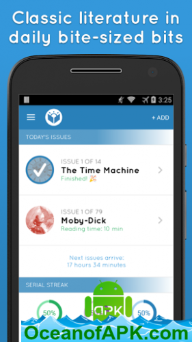 Serial Reader: Classic Books in Daily Bits v3.53 [Premium] APK Free Download
