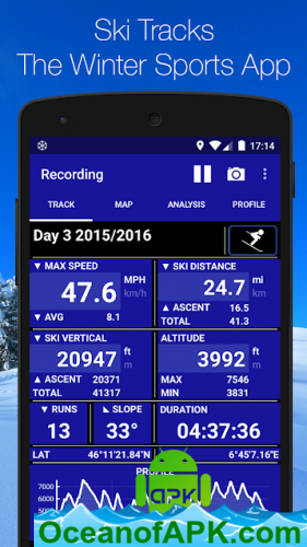 Ski Tracks v1.3.15 build 554 [Paid] APK Free Download