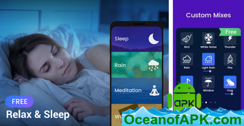 Sleep Sounds Free - Relax Music, White Noise v1.1.1.50 [Pro Mod] APK Free Download