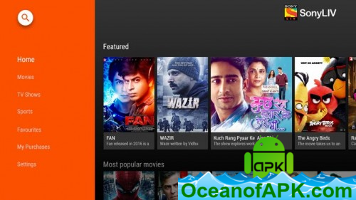 SonyLIV Live TV Sports Movies v2.1 (Android Tv) [Unlocked] APK Free Download