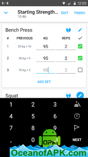 Strong: Exercise Gym Log, 5x5 v1.21.1 [Unlocked] APK Free Download