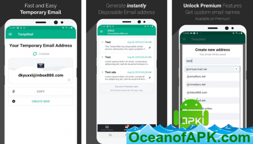 Temp Mail - Free Instant Temporary Email Address v1.95 [Mod] APK Free Download