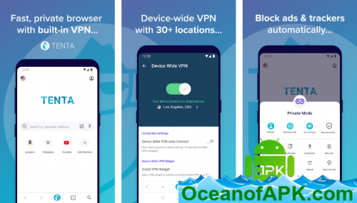 Tenta Private VPN Browser Pro + Ad Blocker (Beta) v4.0.19 [Pro] APK Free Download