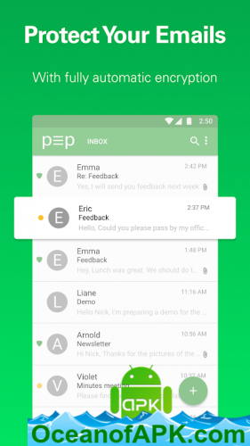 The pEp e mail shopper with Encryption v1.1.207 APK Free Obtain