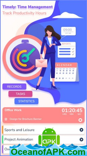 Timely: Time Management and Productivity Hours v1.2 [Pro] APK Free Download