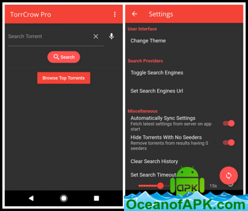 TorrCrow Pro - Torrent Search Engine v19.0.0 [Paid] [Sap] APK Free Download