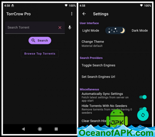 TorrCrow Pro - Torrent Search Engine v20.1.2 [Paid] [Full Package] APK Free Download
