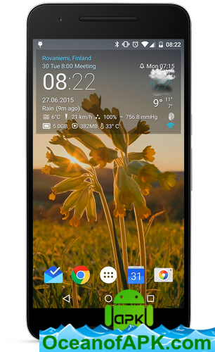 Transparent clock weather (Ad-free) v3.12.5 [Subscribed] APK Free Download