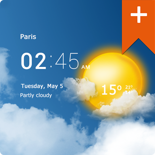 Transparent clock weather Pro APK Free Download