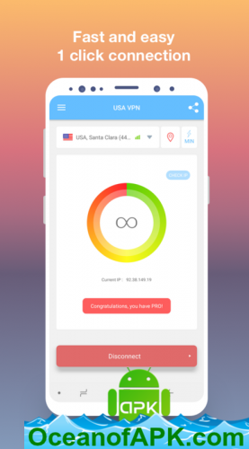 USA VPN - Get free USA IP v1.31 [Premium] [Mod] APK Free Download