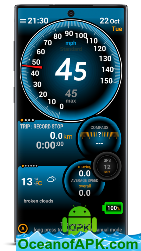 Ulysse Speedometer Pro v1.9.87 [Patched] APK Free Download