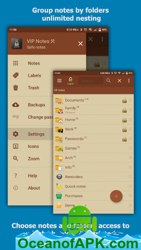 VIP Notes - notepad with encryption text and files v9.9.40 [Paid] APK Free Download