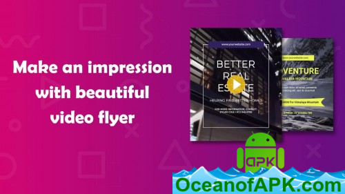 Video Flyer, GIF Poster Maker, Video Editor v23.0 [PRO] APK Free Download
