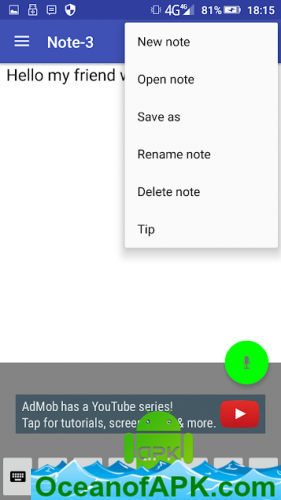 Voice Notebook - continuous speech to text v1.8.0 [Premium] APK Free Download