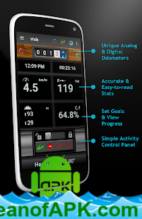 Walking Odometer Pro v1.42 [Premium][Mod] APK Free Download