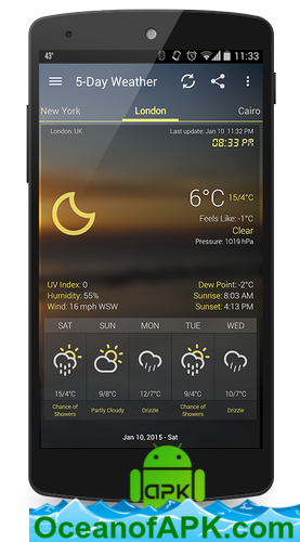 Weather & Clock Widget Android v6.0.0.0 [AdFree] APK Free Download