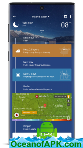 Weather Forecast Pro: Timeline, Radar, MoonView v3.20.03.14 [Paid] APK Free Download
