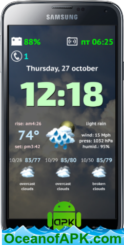 Weather Night Dock PRO 1.17.21 (Patched & Paid Untouched) APK Free Download