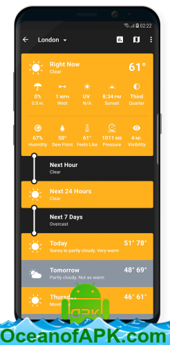 Weather Timeline Ad Free - Forecast v12.4.15 [Paid] APK Free Download