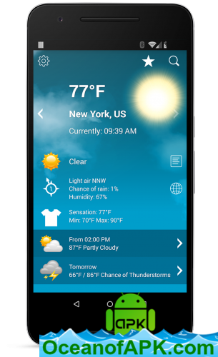 Weather XL PRO - Weather radar & 10 day forecast v1.4.5.6 [Unlocked] APK Free Download