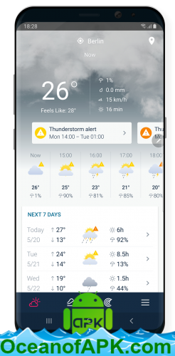 WeatherPro: Forecast, Radar & Widgets v5.0 build 560 [Premium Mod] APK Free Download